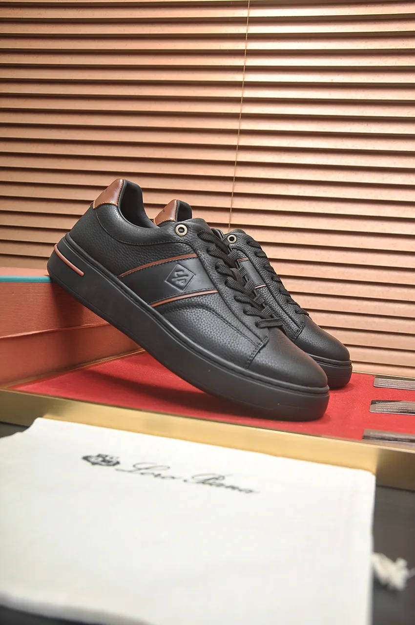 Men's men's shoes 💰580💶[𝐥𝐨𝐫𝐨 𝐏𝐢𝐚𝐧𝐚] lp classic loafers, an Italian treasure brand, the only brand that can match Hermès! Only after wearing it do we realize that we cannot let down our feet. The upper is imported cashmere, the lining of water-dyed cowhide ➕ the cowhide feet, the official original glass rubber outsole, and the pendant. Exclusive original packaging (tag ➕ brand paper ➕ outer box ➕ hand bag) code number: 38-46 (45 46 customized)